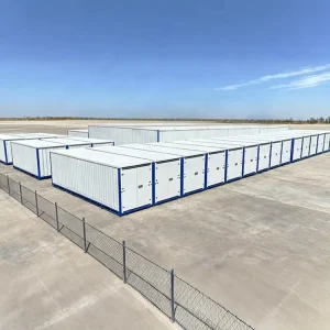 8’x16′ 8’x20′ Relocatable Self Storage Units Metal Foldable Portable Storage Container Self storage Facility