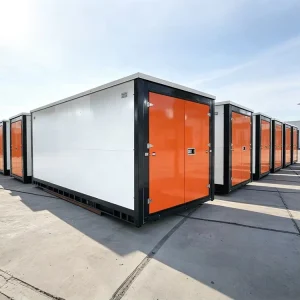 8’x20′ Collapsible Steel Portable Storage Container Self Storage Container Storage Unit with Insulated Roof