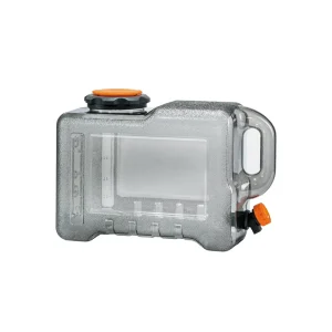 A Custom made Square Gray (12L) Transparent PC Water Container Suitable for Outdoor Camping Has Been Produced by the Factory