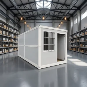 AMPLECH 20ft Mobile Modern Design Prefabricated Foldable Flat Pack Collapsible Container House for Construction