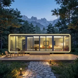 AS/NZS Standard High Quality Portable Cabin House Apple Log Cabin Prefab Modular Container Hotel Apartment for Australia