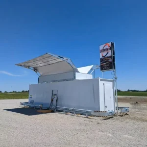 AS1940 Approved 110,000L Self Bunded Heavy Duty Carbon Steel Diesel Storage Tank with Pump Remote Monitoring & Fuel Management