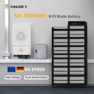 ASGOFT Industrial Solar Energy Storage System 300Kw 500kW Hybrid Commercial ESS All in One Solar Power Energy Storage System