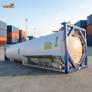 ASME Standard ISO 40ft T50 Tank Container Liquefied Gas Cylinder High Pressure Vessel for Chemical Gas Transport