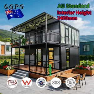 AU Standard 2 Story Luxury Modular House High Quality Backyard 20ft Prefab Expandable Container House Granny Flat Home