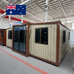 AU Standard Easy to Build 20 40 Ft Ready to Live Granny Flat Mobile Modular Home Prefabricated Expandable Container House