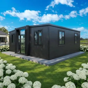 AU Standard Easy to Build Prefabricated Luxury Expandable Container House 2 3 4 Bedroom Prefab Villa Mobile Home Two story