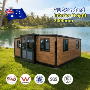 AU Standard Ready Made 40 20 Ft Prefabricated Expandable Container House Mobile Tiny Home 2 5 Bedroom Prefab Modular House