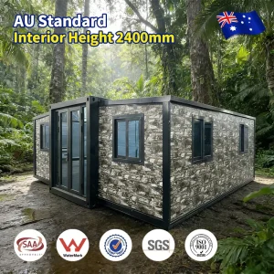 AU Standard Ready To Live New Design 20ft 40ft Prefabricated Mobile Expandable Container House 2 5 Bedroom Mobile Modular Home
