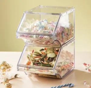 Acrylic Candy Bins Acrylic Candy Dispenser with Scoop
