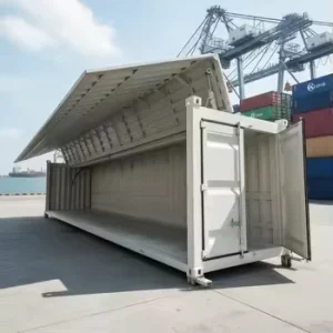 Advanced Hydraulic 20 Ft 40ft 40hc Spreading Wing Dry ISO Standard Shipping Container Steel Structure Customized Color Logo