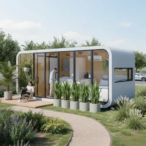 Affordable Modern Portable Prefabricated Bungalow Home for Resort Office Gym Shop Villa House with Bedroom Bathroom Kitchen