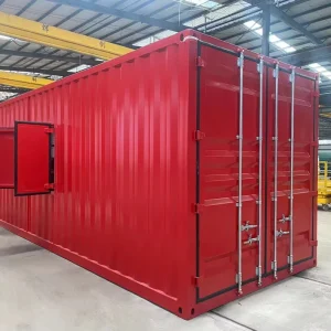 Africa Popular 40ft Shipping Containers House Portable Moving Mini Lab House Outside Mobile Laboratory Container