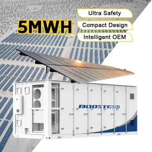 All In One Bess Liquid Cooling Energy Storage Container 2mwh 5mwh 280ah 314ah 20ft Lifepo4 Battery Storage System