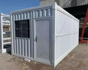 All Season Folding Container House Anti Corrosion Modular Building Mobile Security Booth For Outdoor Site Protection