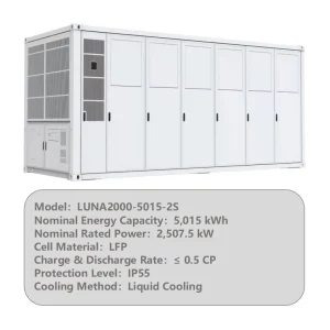 All in One 5015KWh 5MWh Lithium Battery Industrial Commercial Container BESS Hybrid Solar Battery Energy Storage System