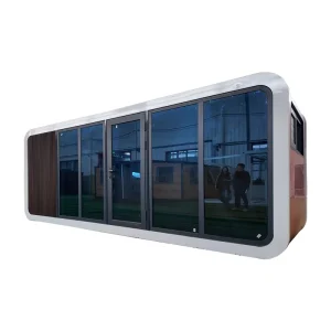 Aluminum Container House Durable Modular Prefabricated Tiny House for Villa and Office Building Sleeping Camping Apple Cabin