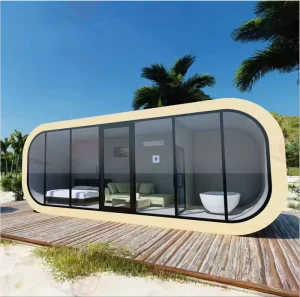 Aluminum Sandwich Panel Container House Eco Friendly Durable Modern Mobile Home for Beauty Salon & Hotel Use