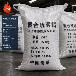 Aluminum Sulfate Poly Aluminium Sulphate 16% Industrial Grade Flocculant