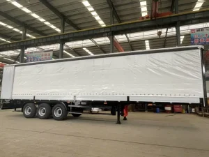 Anti-Corrosion Dry Van Box Semi Trailer Long Service Life for Africa Cargo Haulage