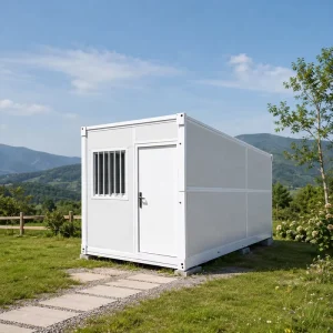 Anti-Corrosion Large Foldable Container House Mobile Shop Farmhouse for Restaurant & Warehouse