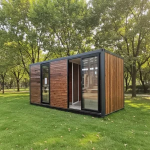 Anti Rusty Prefab Container House Modern Design Detachable Strong Water Proof Office Wooden Houses