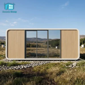 Apple Cabin Apple Hut 40 ft Hotel Use Container House Sandwich Panel Breathable Easy Installation Outdoor