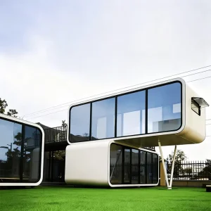 Apple Cabin Apple Office Pod Customized Prefab Cabins Modular Container Home Folding Tiny Capsule House