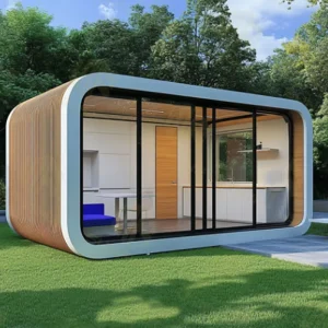 Apple Cabin Prefabricated Modular Steel Capsule House for Villa Hotel Shop Use