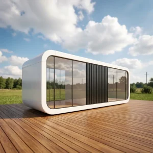 Apple Cabin Smart Modern Durable Custom Design for Outdoor Commercial Kiosk Insulated Weatherproof Fireproof Container House