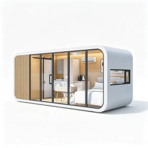 Apple Capsule Cabin Prefab Container House, Mobile Office Pod