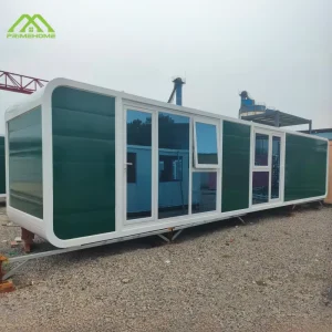 Apple Mobile Container House Eco friendly Movable Modern Design CE Certified Fully Functional for Hotel Villa Use