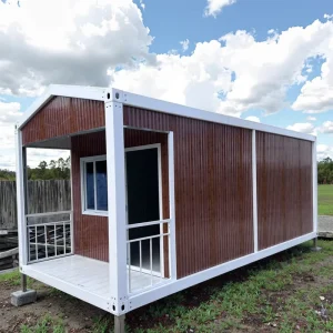 Assemble Container House Portable Non Peaked Apartments Building Prefabricated Living Flat Pack Container House