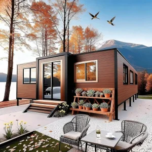 Australia Granny Flat Modular Expandable Container House Customizable Size Solar Powered Eco Friendly Fast Install Bathroom Use