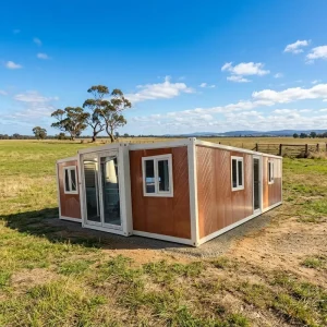 Australian Granny House Prefabricated House Expandable Container 20 30 40 Foot Folding House Quick Installation 1-5 Bedrooms
