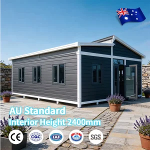 Australian Standard Modern 20ft 30ft 40ft Modular Prefabricated House As Expandable Granny Flat Australia