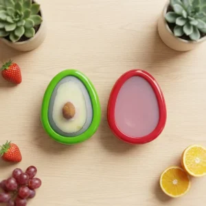 Avocado Fresh Keeping Box with Film Design Fruit Storage Container