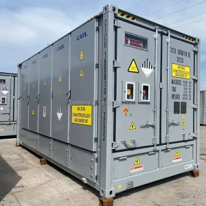 BESS Hybrid Battery Energy Storage System 500KW Bidirectional Inverter 1MWh Capacity Outdoor Air Cooling Lithium Ion Container