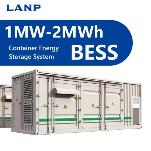 BESS Solar Energy System 1MW 2MWh High Voltage Container ESS High Voltage Outdoor Storage Cabinet LiFePO4 Lithium Battery C&I