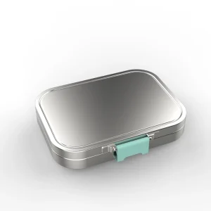 BPA Free 4 Grid Korean Insulated Thermal Lunch Bento Box Clear Cartoon Leakproof 304 Stainless Steel School Lunch Containers
