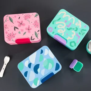 BPA Free Bento Box with Food Jar Leak Proof Food Storage Container Salad Lunchbox Tiffin Lunch Box for Kids and Adult