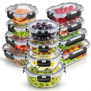BPA Free Glass Lunch Boxes CE Certified Food Storage Container Set Eco friendly Heatable Microwaveable Meal Prep Bowl
