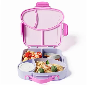 BPA Free Heatable Lunch Box for Kids Adults Toddler Microwave Safe Bento Container Sauce Jar Dishwasher Safe Storage School Use