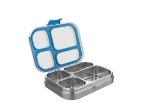 BPA-Free Microwaveable Bento Box 304 Stainless Steel Compartments Heatable Food Storage Container Set Lunch Bag for