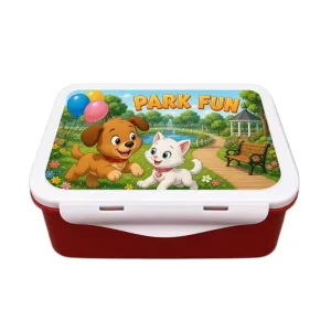 BPA Free PP Plastic Microwavable Eco Friendly Lunch Box Cute Style Plastic Lid for School Use Kids Food Storage