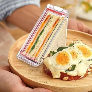 BPA Free Plastic Lid Sandwich Container Portable Lunch Food Storage Container