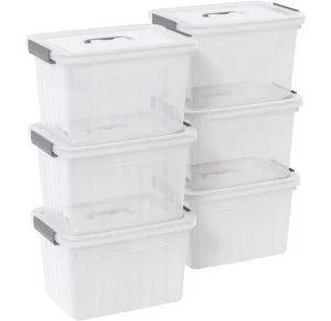 BPA Free Plastic Storage Container with Lid Multi Purpose Storage Box for Sustainable Home Organization Shandong Factory Supply