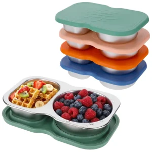 BPA Free Stainless Steel Lunch Box Korea Silicone Lid Eco Friendly Children’s Dishwasher Bento Box Storage