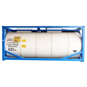 BV Certified 98% H2SO4 Storage Tank 20ft 17.5CBM ASME Chemical Tank T14 ISO Tank