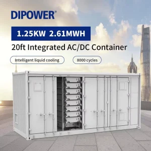 Bess 1MWh Energy Storage Battery Container 1MW 2MWh 5MWh BESS Solar Lithium Battery Container Solar Energy Generator